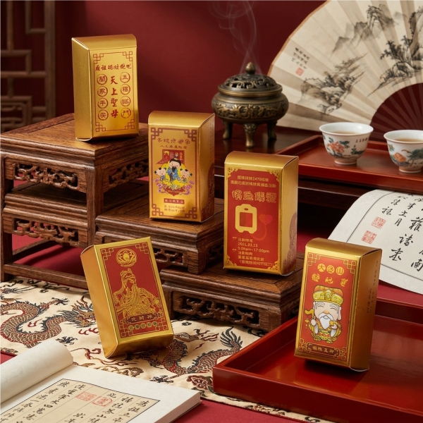 150G全彩客製金元寶造型米｜平安米｜發財米｜祈福米｜禮品米｜產品圖